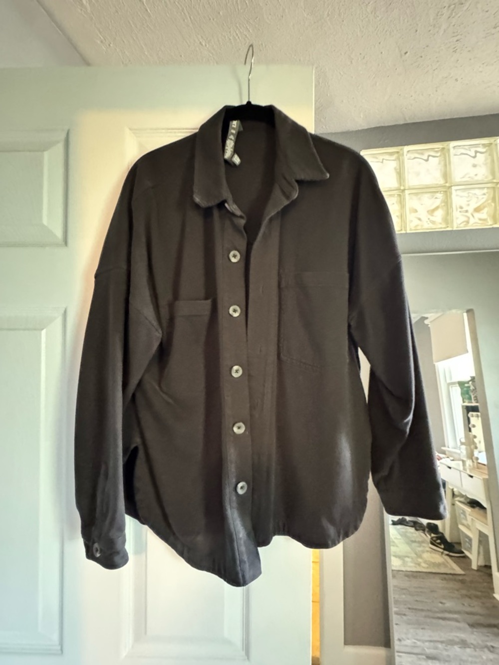 Vuori Dark Brown Lightweight Shirt Jacket